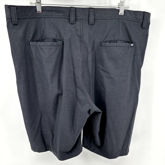 Travis Mathew Beck Chino Shorts Mid Length Lightweight Casual Golf Gray 40 - Picture 5 of 5